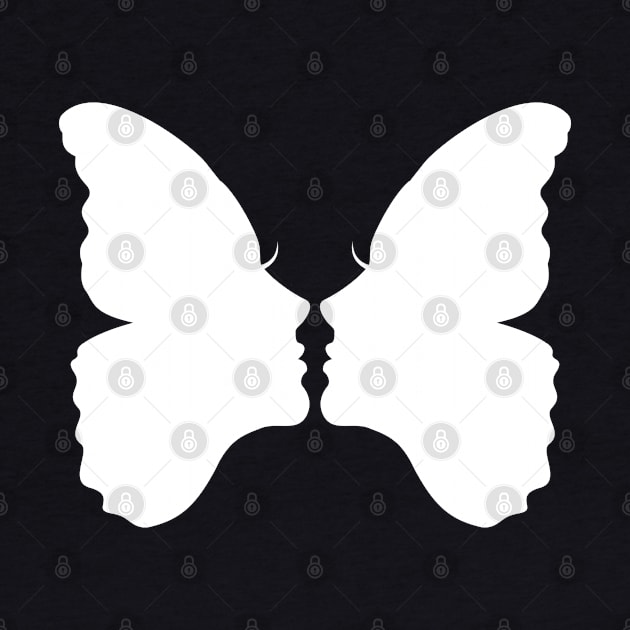 The Butterfly Kiss (White) by Everyday Inspiration